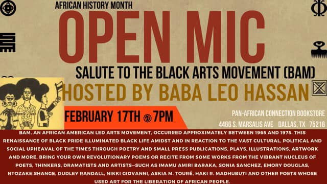 Black History Month Open Mic